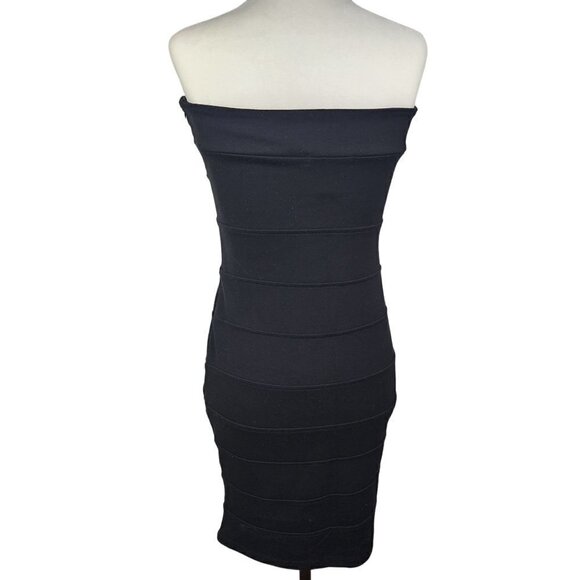 Tube Bandage Little Black Dress Women's Size Large - Picture 5 of 12